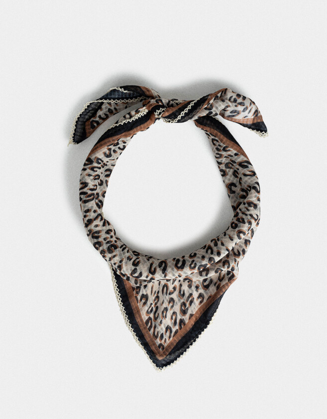 Pañuelos Raso Estampados Pañuelo Animal Print - Estampado Animal Print
