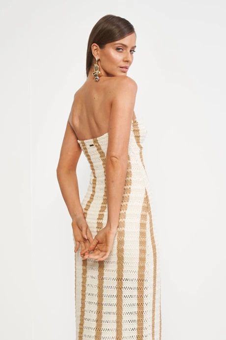 Vestido Luiza Beige