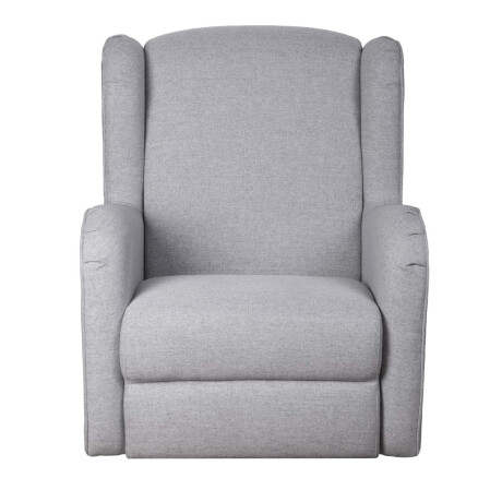 BUTACA MECEDORA 1 CUERPO TELA GRIS VERSALLES