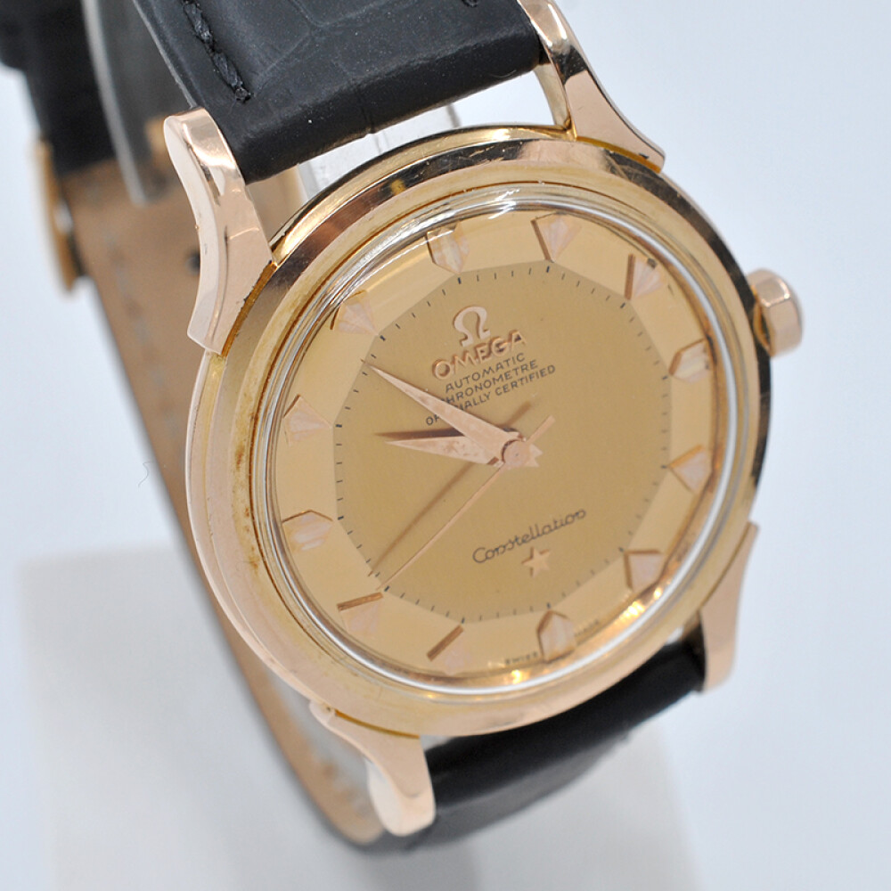 Omega Constellation oro 18k rosa 2852/2853 SC caja 35 mm dial Piepan hebilla original oro 18k Omega Constellation oro 18k rosa 2852/2853 SC caja 35 mm dial Piepan hebilla original oro 18k