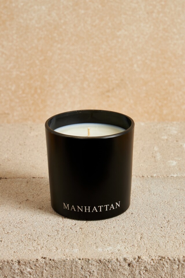 Vela aromática Manhattan negro