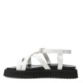 Sandalias de Niña MINI Miss Carol Califa con Hebilla Blanco