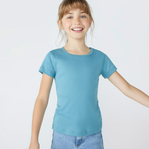 BLUSA MM FEM CELESTE