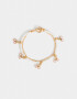 Pulseras Flexibles Frutas Pulsera Flexible Con Dijes - Dorado