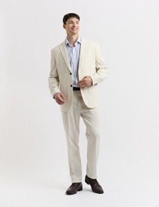 080576 PANTALON HARRINGTON LABEL Natural