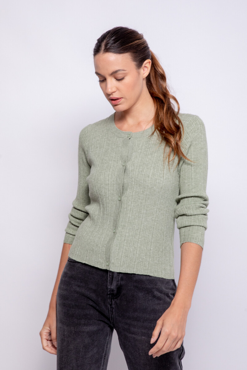 CARDIGAN MARTINA Verde Seco