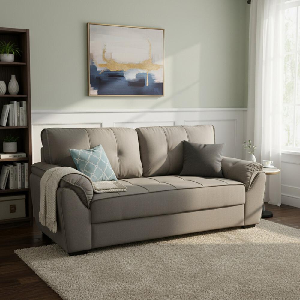 Sillón 3 Cuerpos - Montana veludo Gris