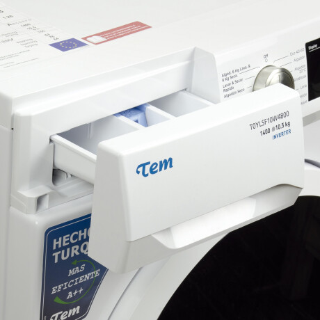 Lavasecarropas 10,5 Kg Inverter TEM T0YLSF10W4800 Lavasecarropas 10,5 Kg Inverter TEM T0YLSF10W4800
