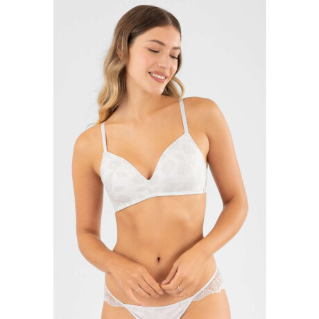 Soutien triangulo prefromado verbena Blanco