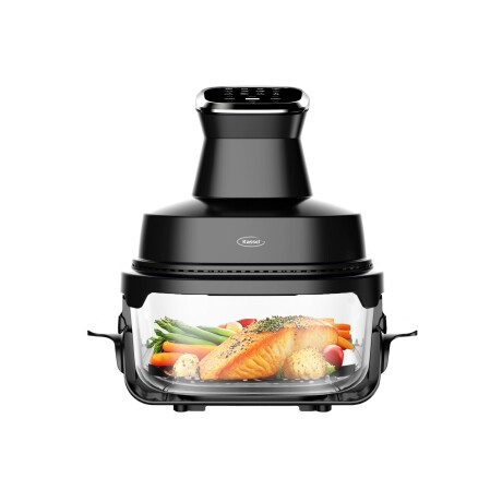Freidora de Aire Digital Kassel 6 en 1 Doble Recipiente 6.5L NEGRO
