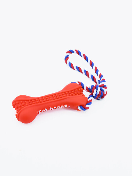 HUESO CON CUERDA ROJO