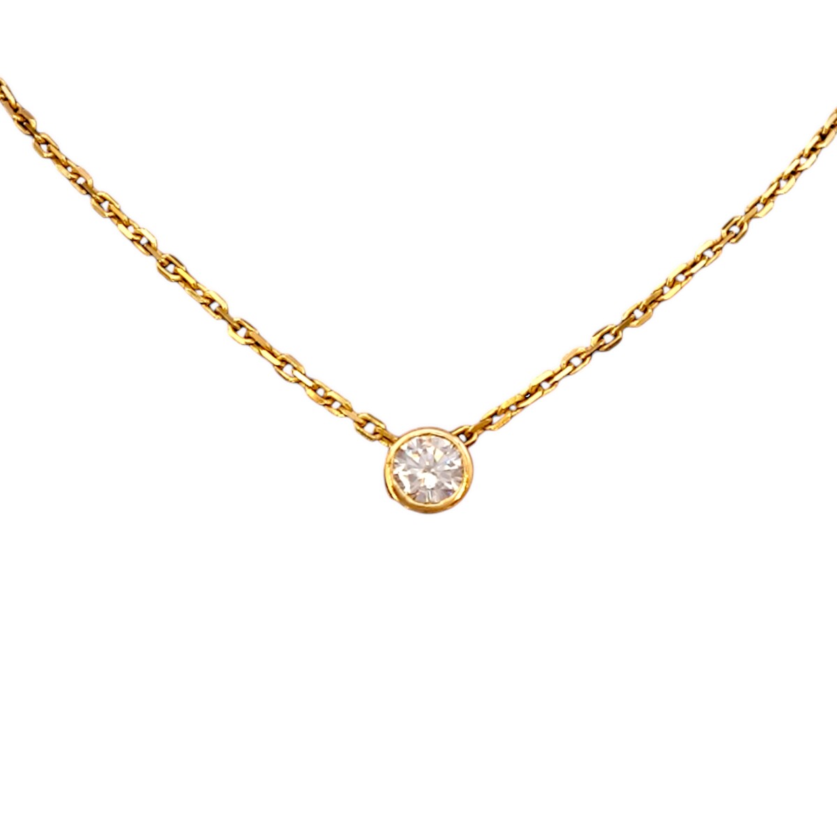 Dije Punto de luz-Oro bajo-Piedra Zirconia-CP8576 - Conpiedra 