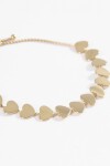 Pulsera acero hearts dorado