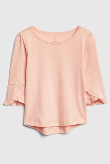 Remera Manga Larga Toddler Niña Candlestick Coral