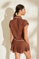 FALDA ULA KNIT Chocolate