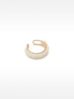 Anillo Con Abalorios blanco