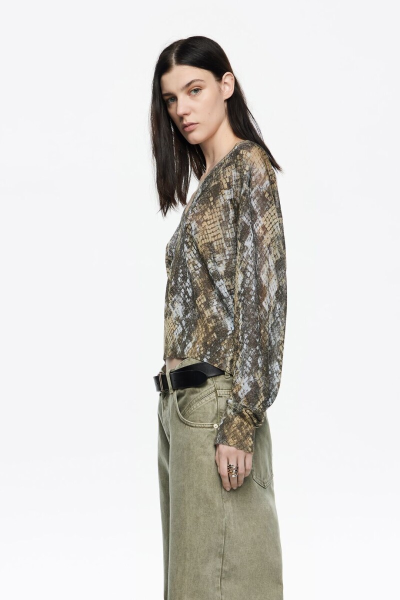 SWEATER TEJIDO Negro