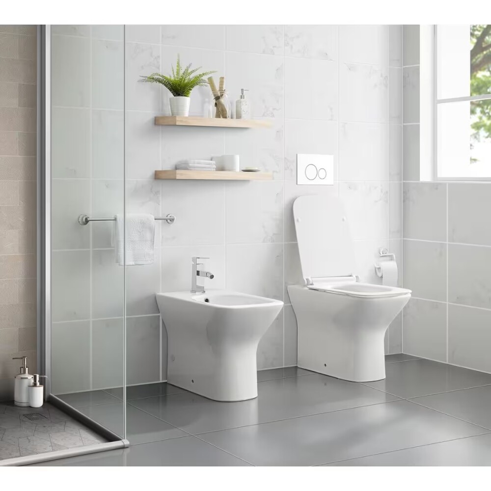 Inodoro corto Lenna Blanco 51X34X40cm Inodoro Corto Lenna Blanco 51x34x40cm