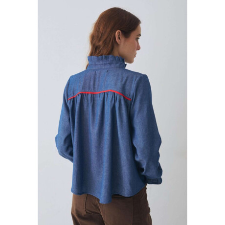 Camisa Swim Jean Azul