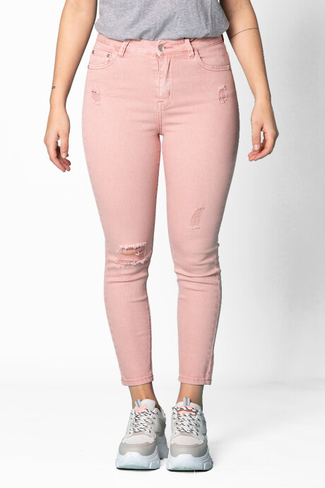 Jeans Color Rosa — Superoutlet