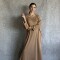 Vestido Jacinta Camel