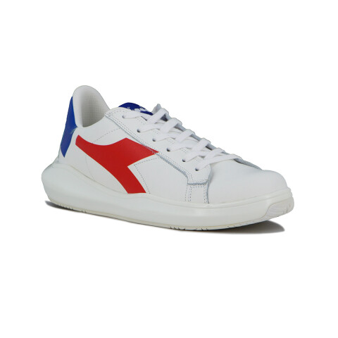 Championes Casuales Unisex Diadora Heritage Blanco-Rojo