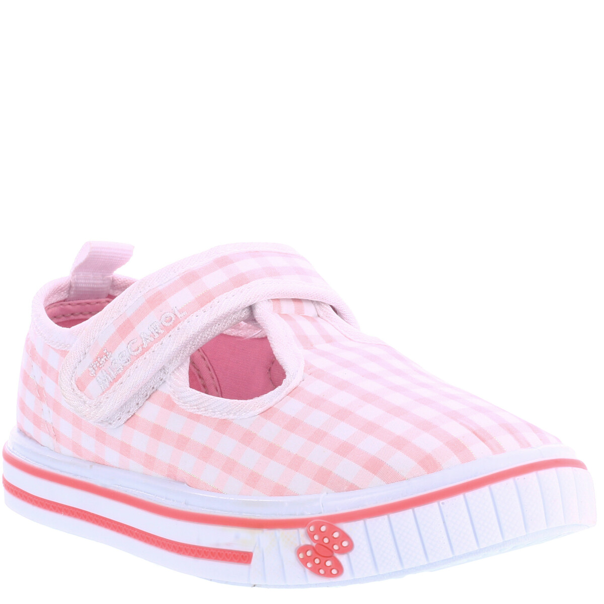 Guillerminas de Niña MINI Miss Carol MUM con tela a cuadros - Rosado 