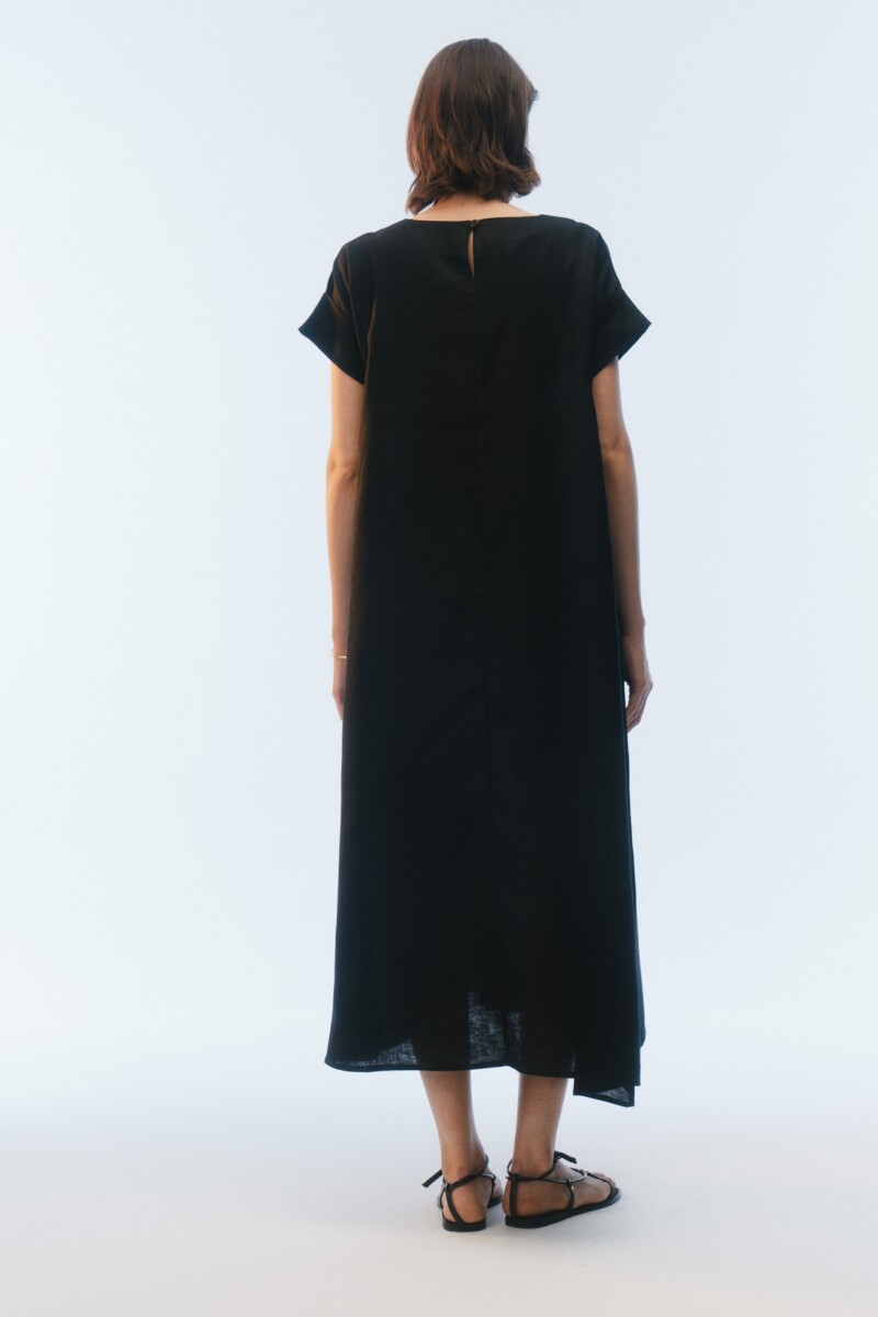 VESTIDO NATSUKI LARGO Negro