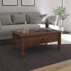 Mesa De Living Rustica Nogal Mdc888n Chica Mesa De Living Rustica Nogal Mdc888n Chica