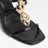 BASILS BLACK LEATHER BLACK