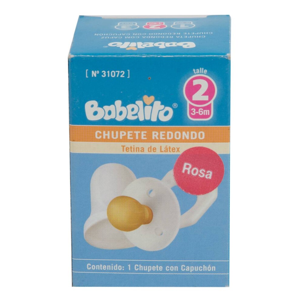 BABELITO CHUPETE RED C/T Nº2 ROSA 310721 única