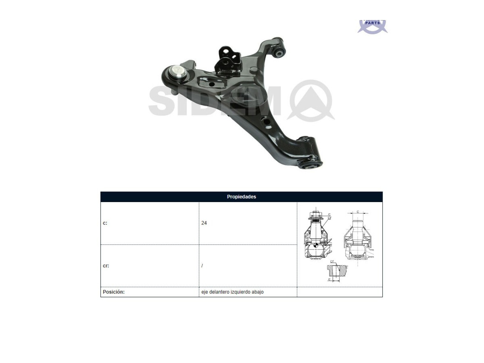 Parilla De Suspension Del Nissan D23 Frontier Np300 15-25 Izq 