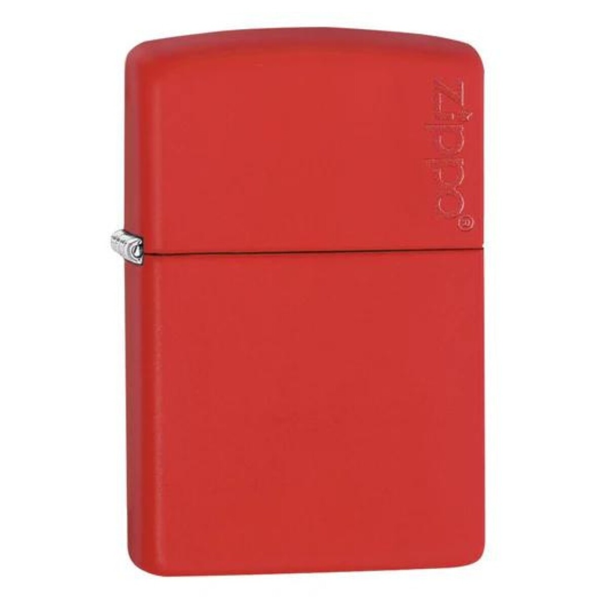Encendedor Zippo rojo mate con logo - 233ZL 