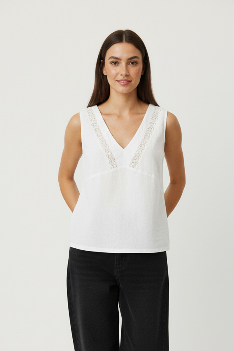 Musculosa Riba - Blanco 