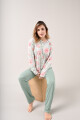 Pijama buzo vivo Flores
