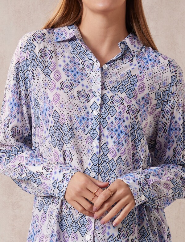 Camisa Print BLANCO/MULTI