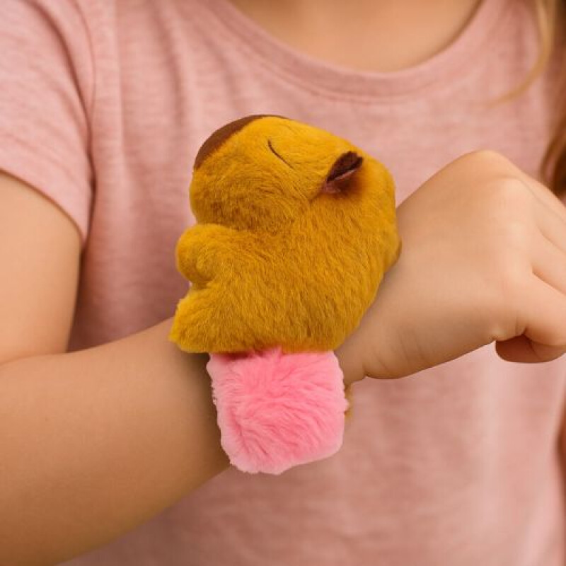 Pulsera y llavero con peluche capybara - Marron Pulsera Y Llavero Con Peluche Capybara - Marron