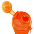 Botella Plegable De Silicona Caramañola Deportiva Libre Bpa Variante Color Naranja