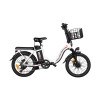 Bicicleta Eléctrica Plegable Voltbike Flex 350 W Rodado 20 Batería de Litio Blanco
