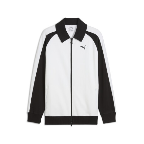 T7 Relax.Wing Collar Jac.Track Jkt.63299402 Blanco/negro