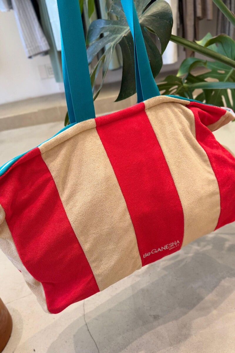 Towel Bag Rojo y Blanco