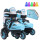 Patín Rollers Ez 4 Ruedas Extensibles Niño Azul