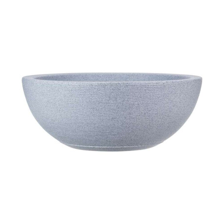 MACETA 44X19CM AMSTERDA GRAPHITO EFECTO PIEDRA GRIS