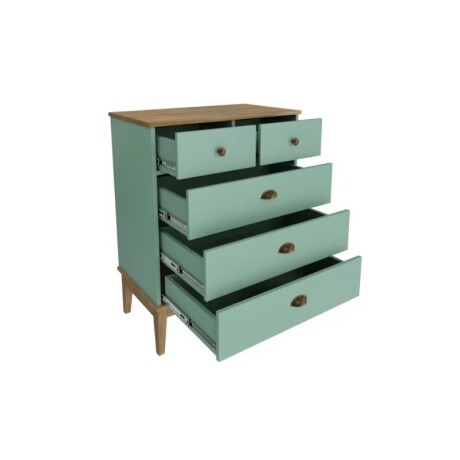 COMODA COLONIAL 70 X 90X 41 MIEL/VERDE OLIVA . COMODA COLONIAL 70 X 90X 41 MIEL/VERDE OLIVA .