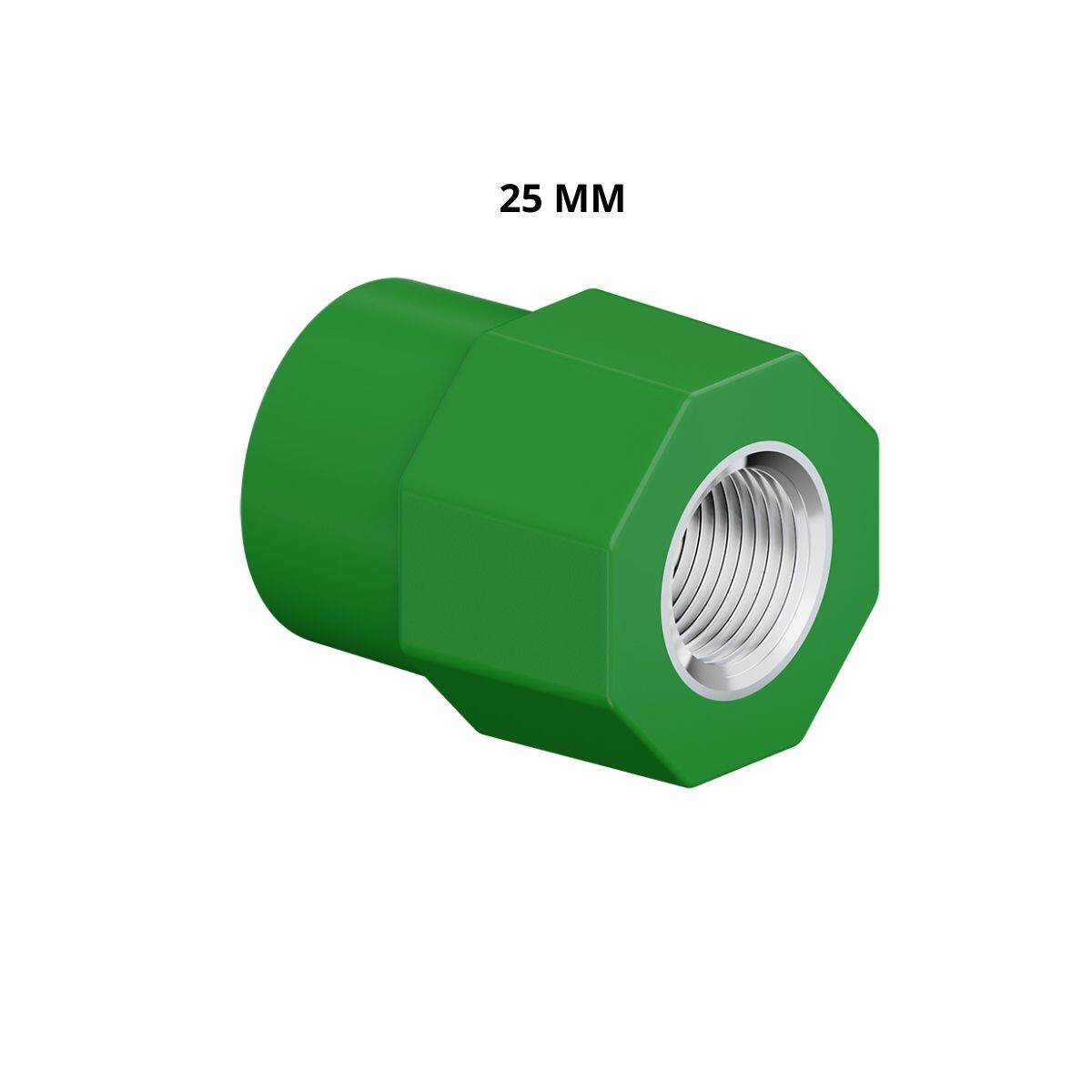 Cupla Termofusion Inserto Hembra 25mm Tigre 