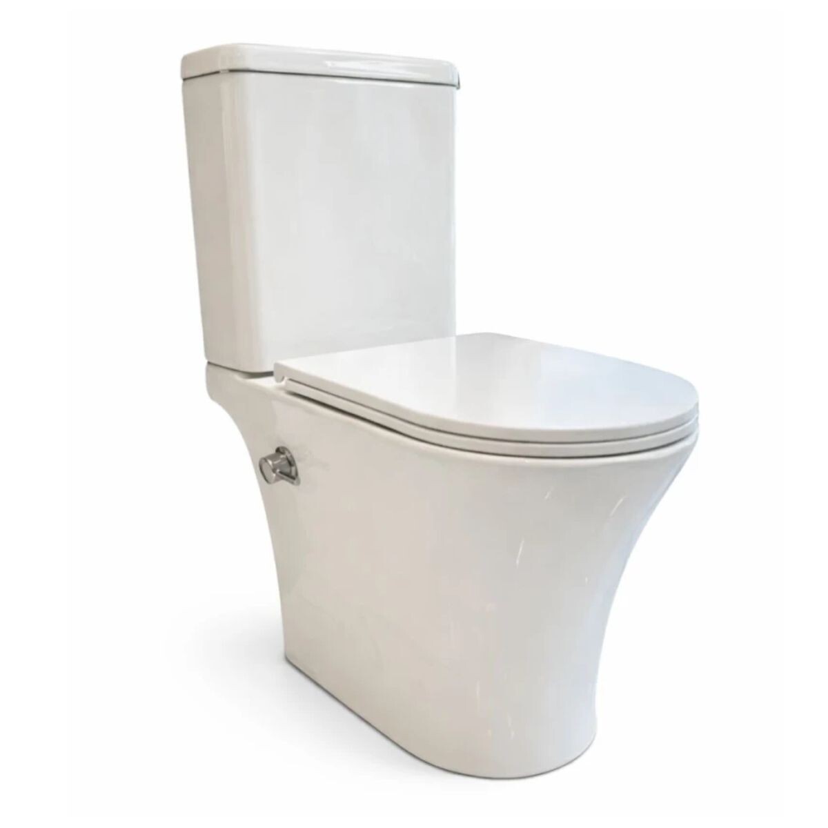 Inodoro Largo Con Mochila Y Bidet Mirage Blanco 