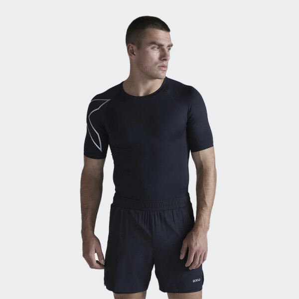 Remera 2XU Core Compression Short Sleeve Negro
