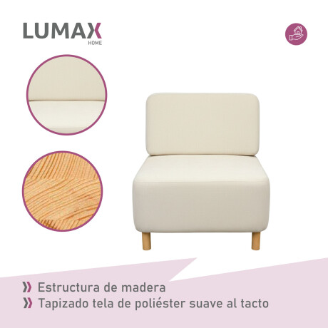 Pack x3 Sillón Modular Lumax de encastre Orebo en caja Beige