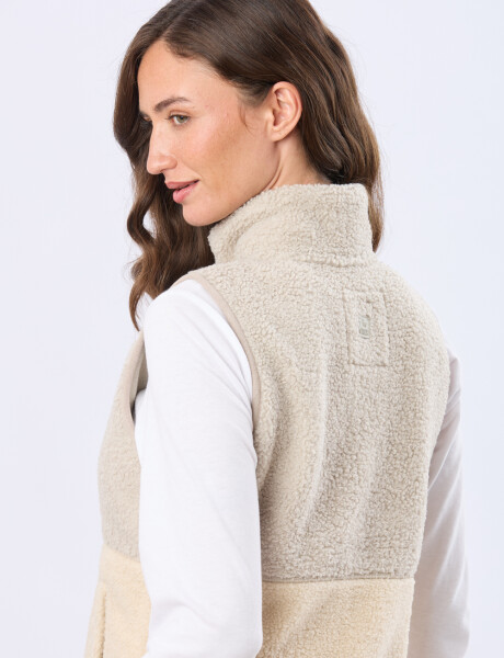 CHALECO DE SHERPA Gris