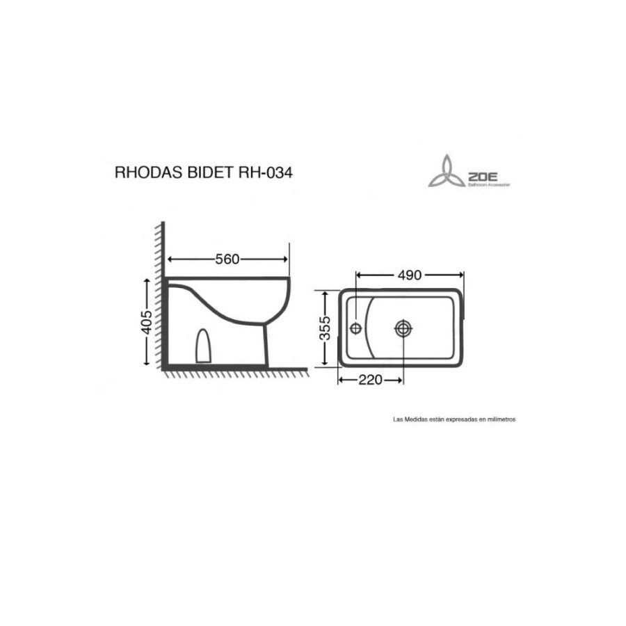 Bidet Rhodas Un Agujero Bidet Rhodas Un Agujero
